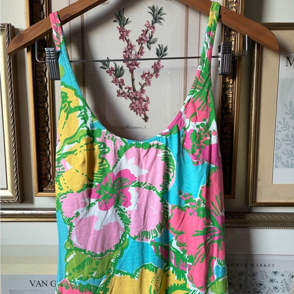 Lilly Pulitzer Palm Big Flirt Floral Maxi Dress XS - Picture 10 of 12